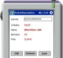 Inventarisierungssystem mit Barcode-Scanner/PocketPC
